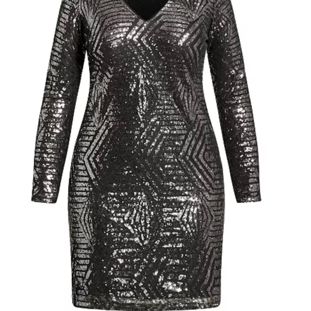 CITY CHIC Bright Lights Plus Size Mini Dress | Size 18